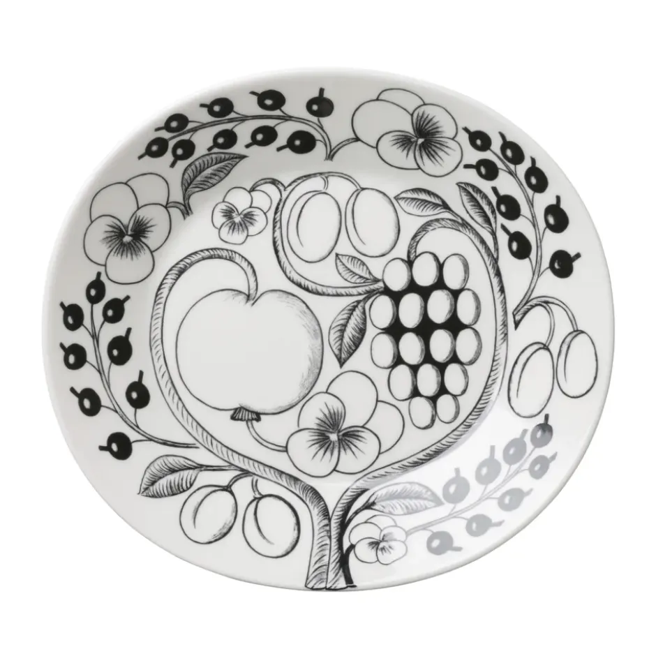 Paratiisi tallrik oval 25 cm, Svart