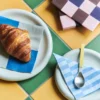 Pattern Dinner Check servett 40x40 cm 20-pack, Grey-blue L