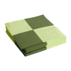 Pattern Dinner Check servett 40x40 cm 20-pack, Light green-dusty green L