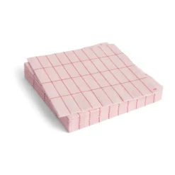 Pattern Dinner servett 40x40 cm 20-pack, Light pink-red grid