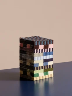 Pattern Lunch Check servett 33x33 cm 20-pack, Off white-blue M