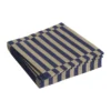 Pattern Lunch Stripe servett 33x33 cm 20-pack, Dark blue-dark sand pillar