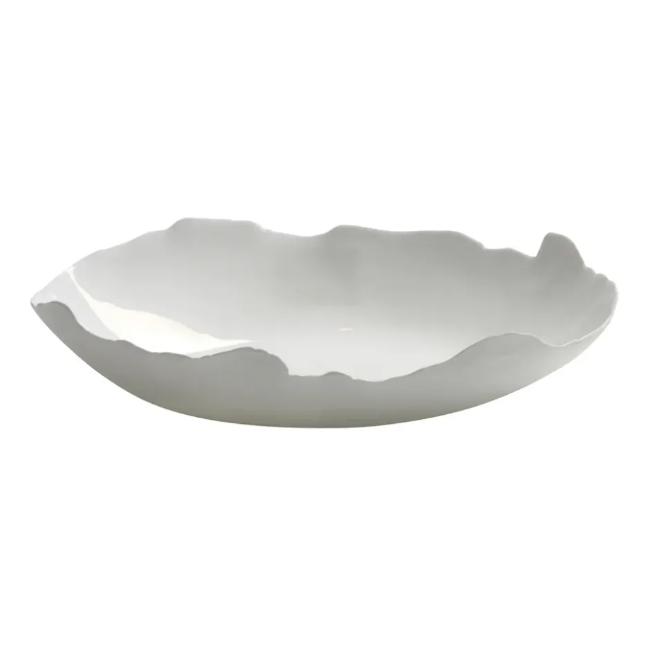 Perfect Imperfection oval djup tallrik, 13x23 cm