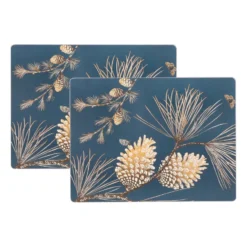 Pine Cone bordstablett 2-pack, Thunder
