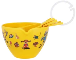 Pippi bakar måttskålar, Gul