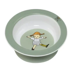 Pippi Cirkus sugkoppstallrik Ø15,5 cm, Grön