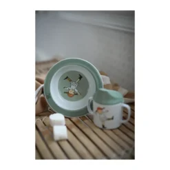 Pippi Cirkus sugkoppstallrik Ø15,5 cm, Grön