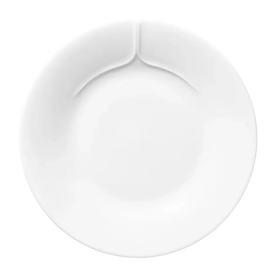 Pli Blanc assiett 17 cm, Vit