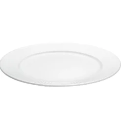 Plissé tallrik Ø 24 cm, Vit