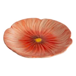 Poppy assiett 20,5x21 cm, Röd