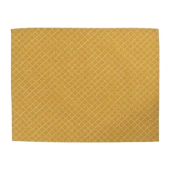 Prickruta bordstablett 34x45 cm 2-pack, Ockra