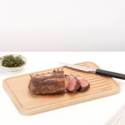 Profile skärbräda för kött, Bokträ