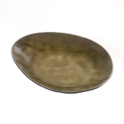 Pure oval tallrik small, Green