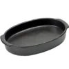 Pure oval ugnsform L, Black