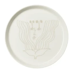 Puutarhurit tallrik Ø19 cm, Beige