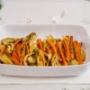 Pyrex rektangulärt fat keramik vit, 30x22 cm