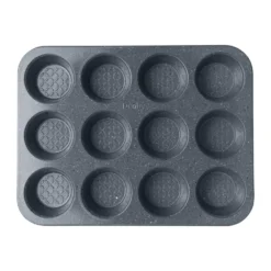 Quantanium Finish muffinsform, Grå, 12st