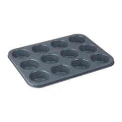 Quantanium Finish muffinsform, Grå, 12st