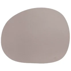 Raw bordstablett läder, Dusty rose buffalo