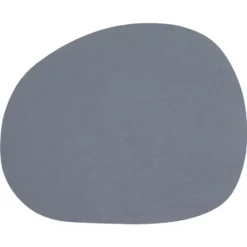 Raw bordstablett läder, Grey buffalo (grå)
