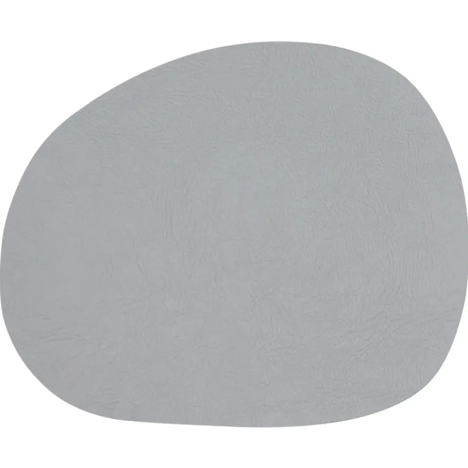 Raw bordstablett läder, Light grey buffalo (ljusgrå)