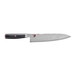 Raw 5000FCD kockkniv gyutoh 24 cm, Damaskus-svart