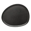 Raw Organic lunchtallrik 24x21 cm, Titanium Black