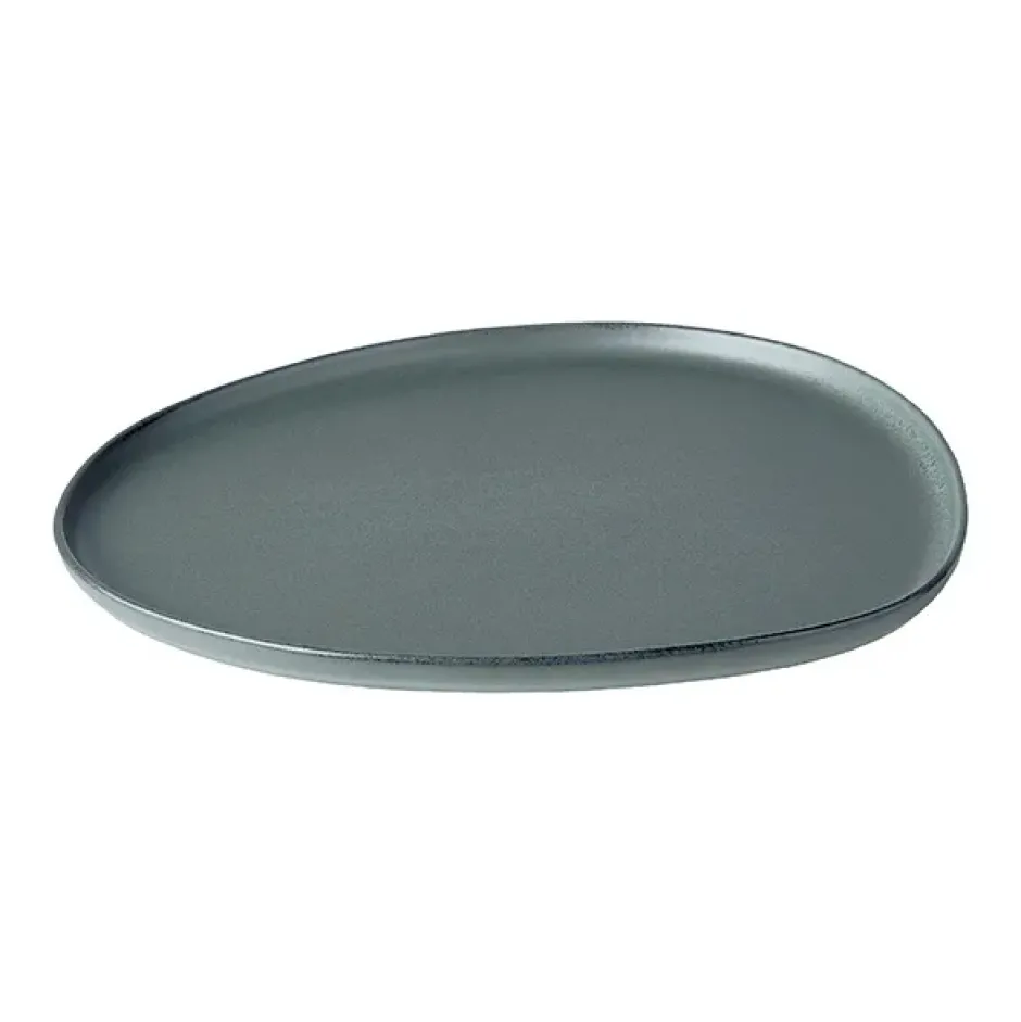Raw Organic lunchtallrik 24x21 cm, Northern Green