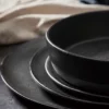 Raw tallrik Ø28 cm, Titanium black