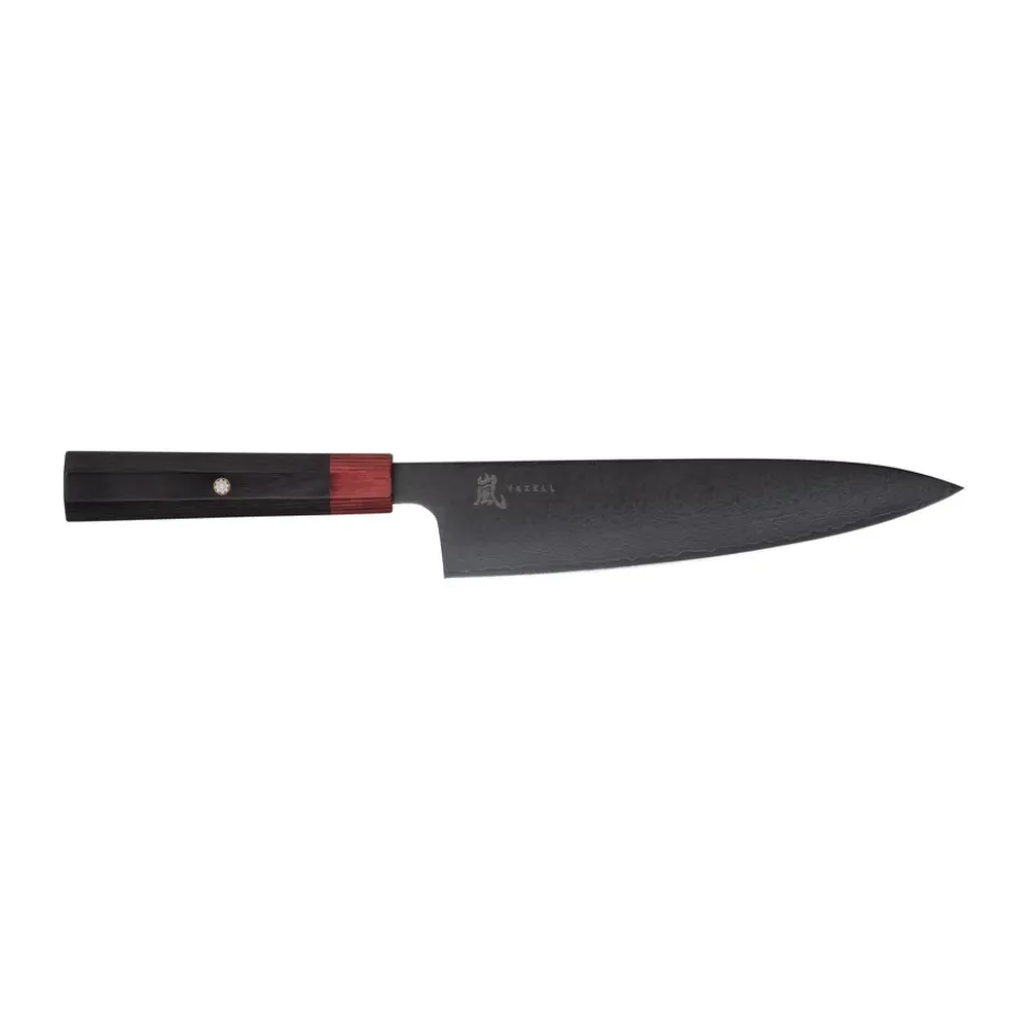 Rei kockkniv, Röd-svart, DLC, 20 cm