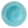 Rhombe djup tallrik Ø24,5 cm, Turkos