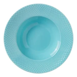 Rhombe djup tallrik Ø24,5 cm, Turkos