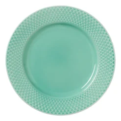 Rhombe tallrik Ø21 cm, Aqua
