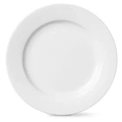 Rhombe tallrik vit, Ø 23 cm