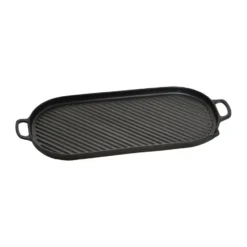 Rondo grillplatta, 23x47cm med handtag och hällpip