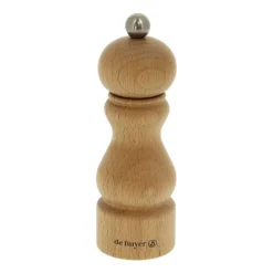 Rumba salt- och pepparkvarn keramisk 14 cm, Bokträ-ljus