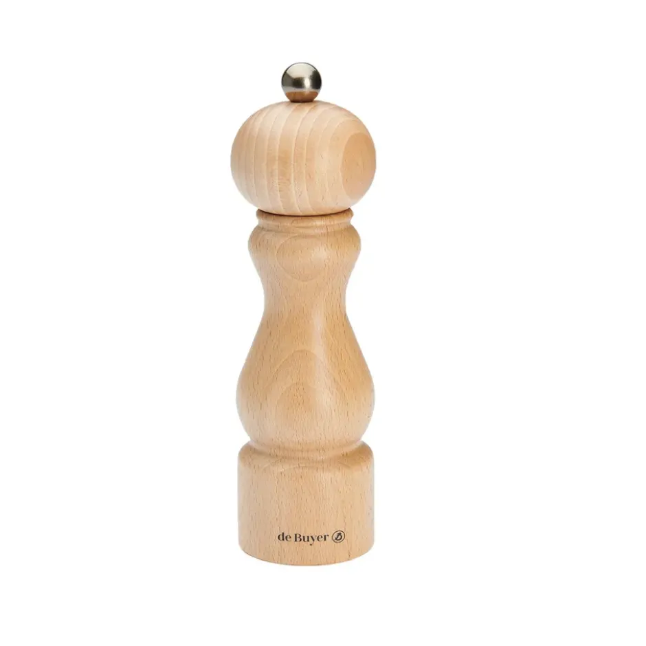Rumba salt- och pepparkvarn keramisk 18 cm, Ljusbrun