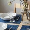 Rutig bordstablett, Blue-black