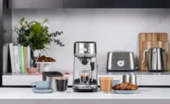 Sage SES 450 espressomaskin, Brushed steel