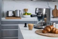 Sage SES 450 espressomaskin, Brushed steel