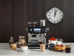 Sage SES 878 halvautomatisk espressomaskin, Black Truffle
