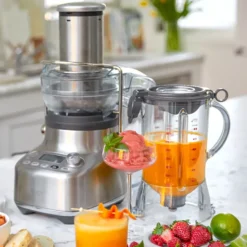Sage SJB 815 3-i-1 blender & juicemaskin, Brushed steel