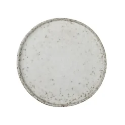 Salt assiett Ø19,5 cm, Beige-vit