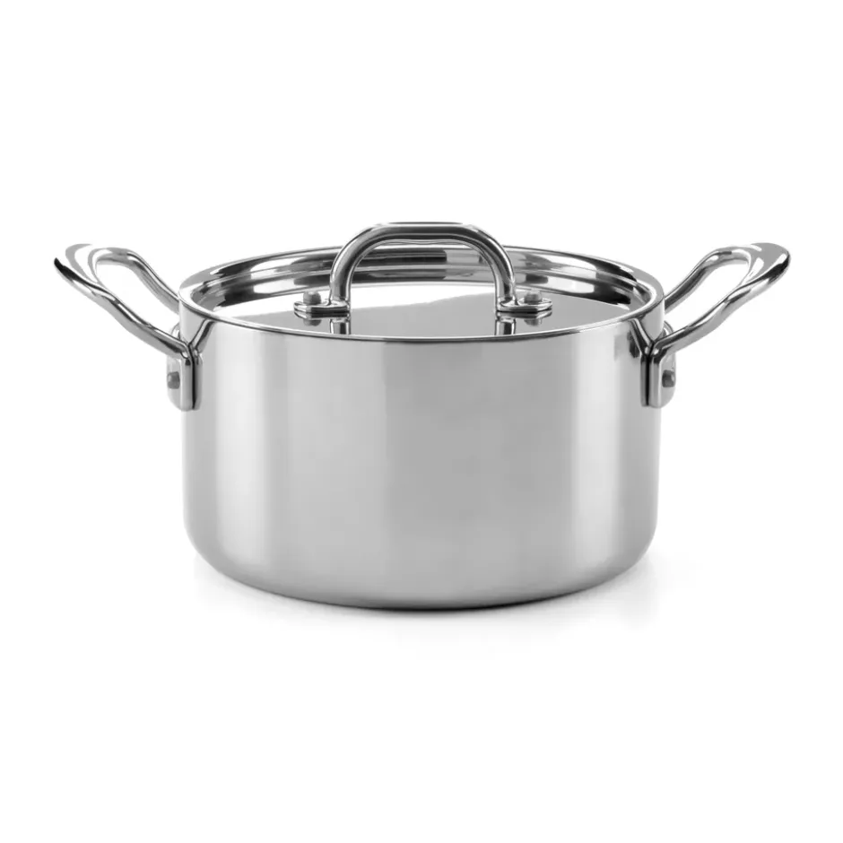 Samuel Groves gryta med lock rostfritt stål, 3 L