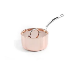 Samuel Groves kastrull koppar med lock, 2 L