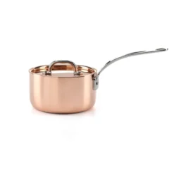 Samuel Groves kastrull koppar med lock, 1,5 L