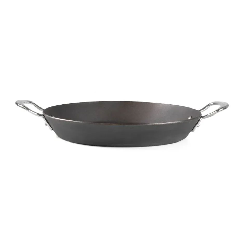 Samuel Groves paellapanna kolstål, Ø30 cm