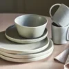 Sandsbro assiett ljusgrå, Ø20 cm, 4-pack