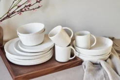 Sandsbro assiett offwhite, Ø20 cm, 8-pack