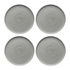 Sandsbro mattallrik ljusgrå, Ø26 cm, 4-pack